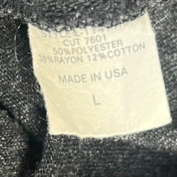 Lanston Womens Long Sleeve Sweater Open Back Gray Size Large - Picture 8 of 9